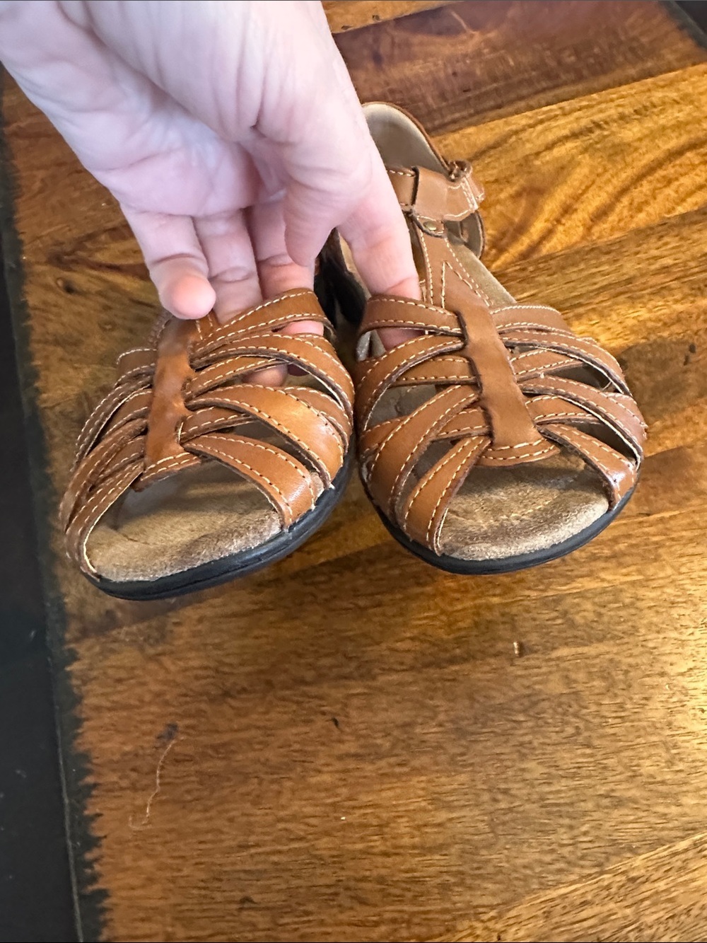 Earth Origins leather sandals size 9.5 EUC - Picture 6 of 6